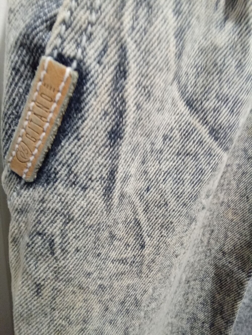 Vintage NWT 80's Gitano Sz 12 Long 29.5x32 Pleated Acid WashMom Jeans Deadstock - Picture 14 of 16